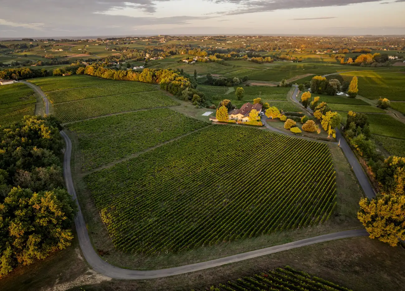 Le domaine vu du ciel